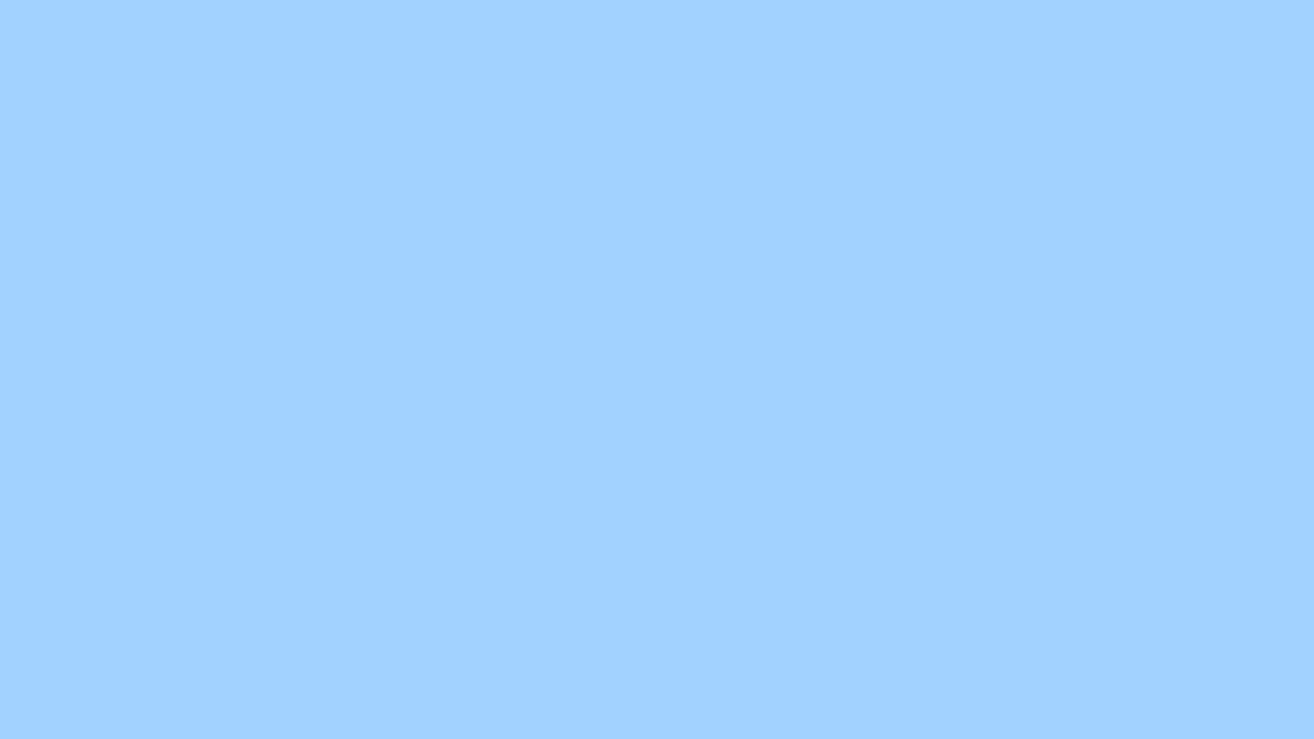 Solid baby blue background 2560x1440, hex #A2D2FF