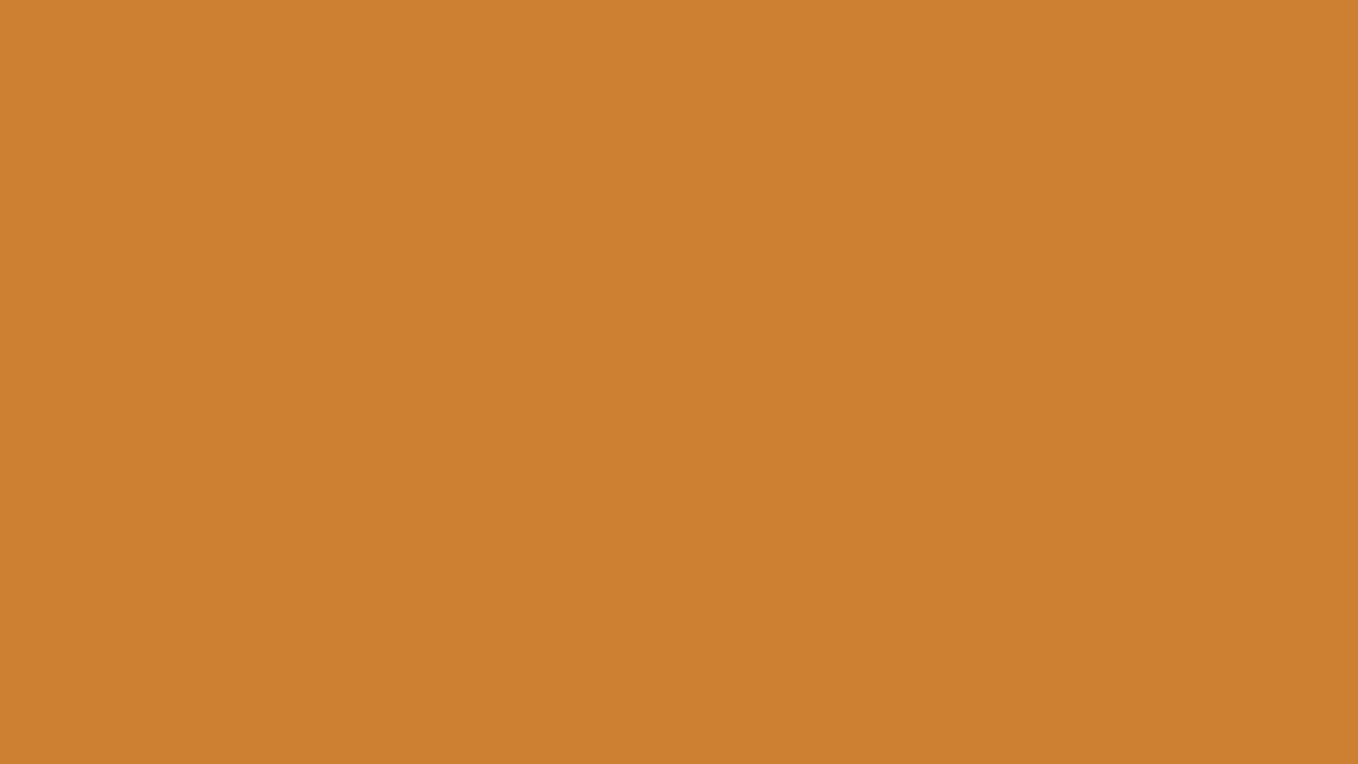 Solid bronze background, hex #CD7F32, 1920x1080 HD wallpaper