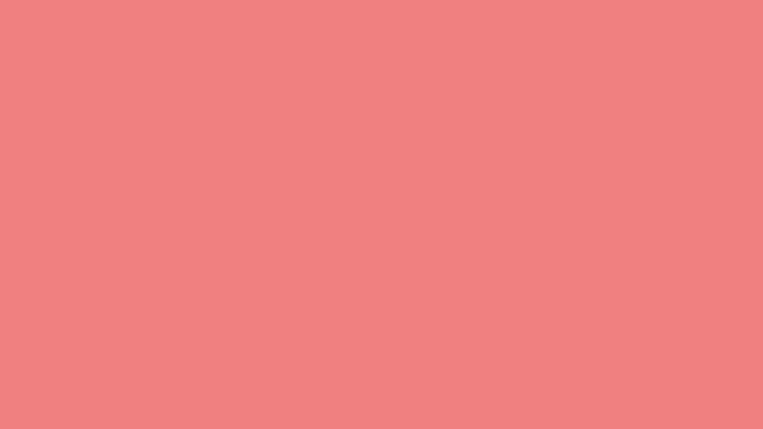 Solid light coral background 2560x1440, hex #F08080