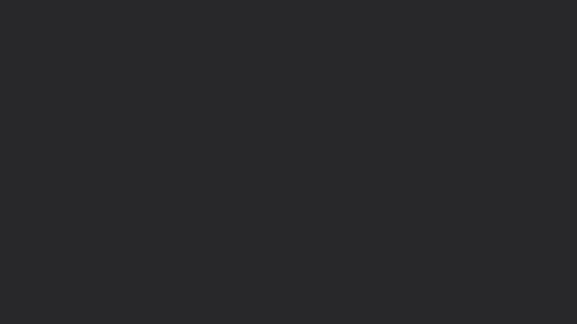 Solid matte black background, hex #28282B, 1920x1080 HD wallpaper