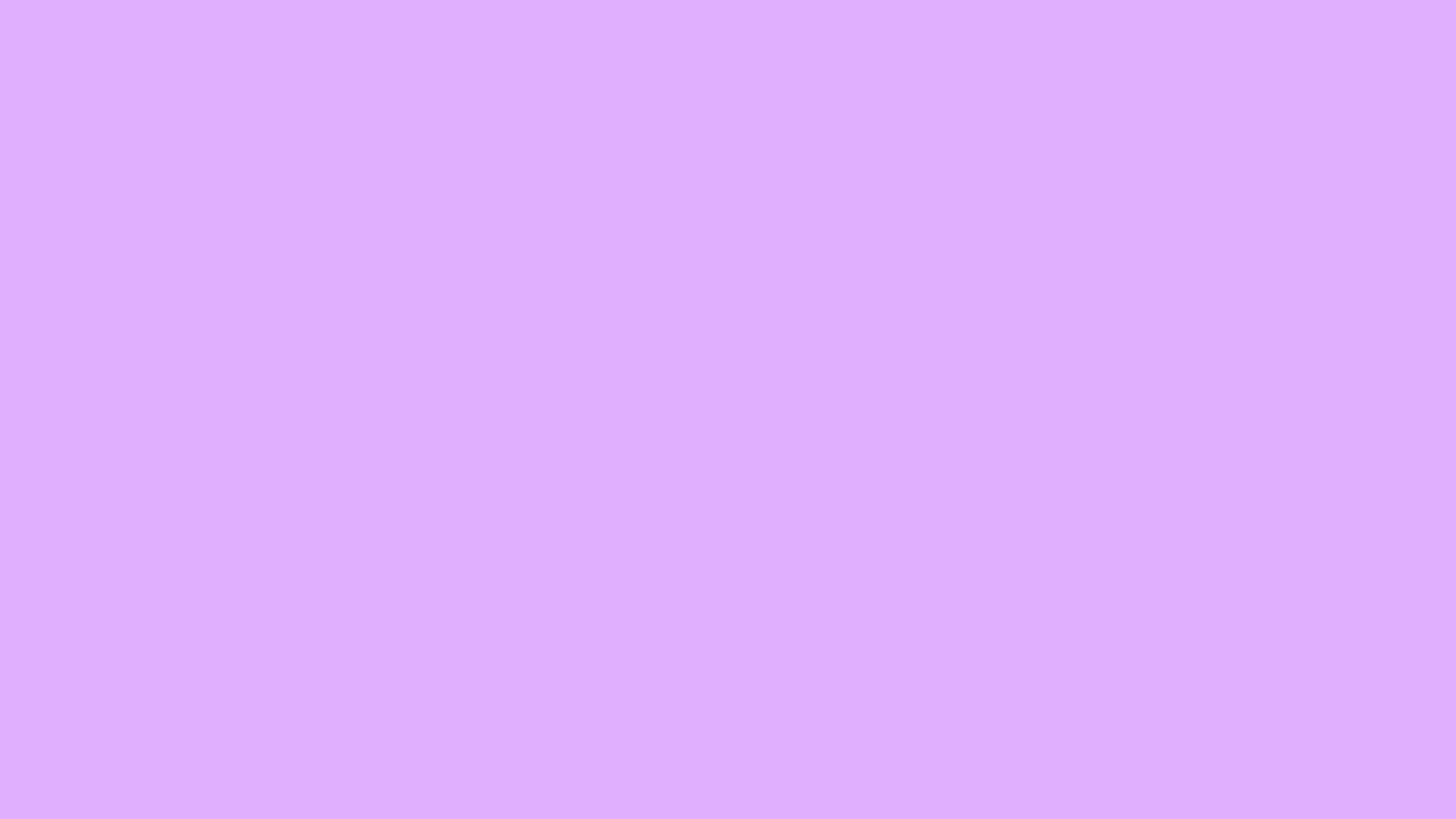 Solid mauve background, hex #E0B0FF, 1920x1080 HD wallpaper
