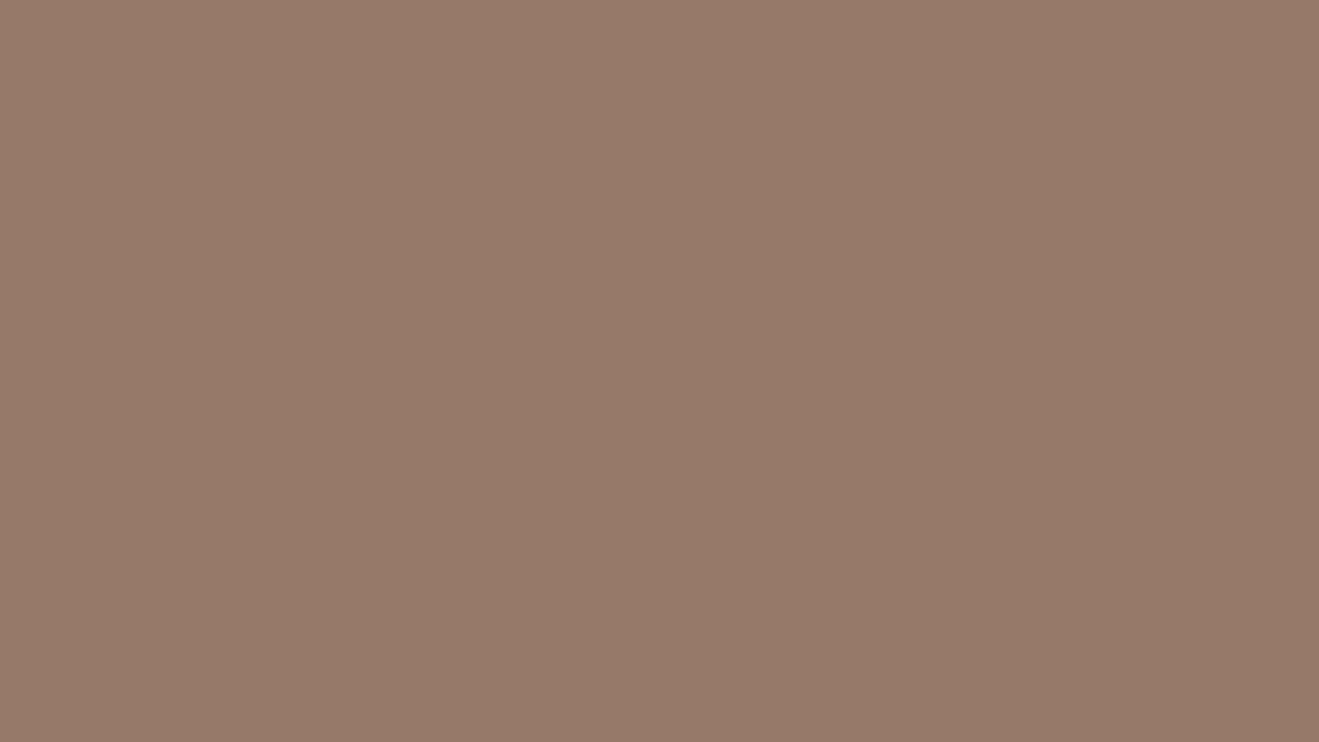 Solid mocha background, hex #967969, 1920x1080 HD wallpaper