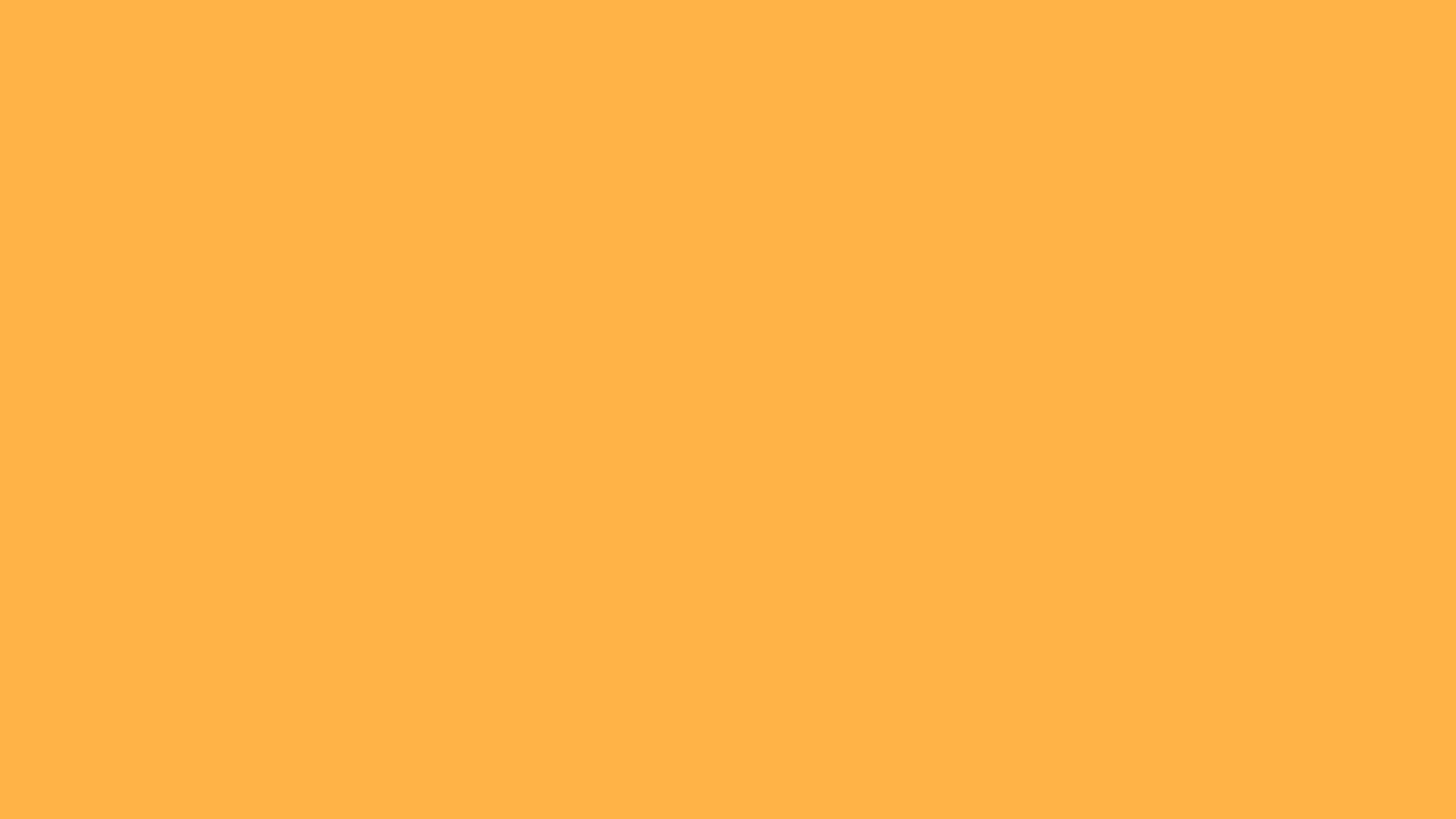 Solid pastel orange background, hex #FFB347, 1920x1080 HD wallpaper