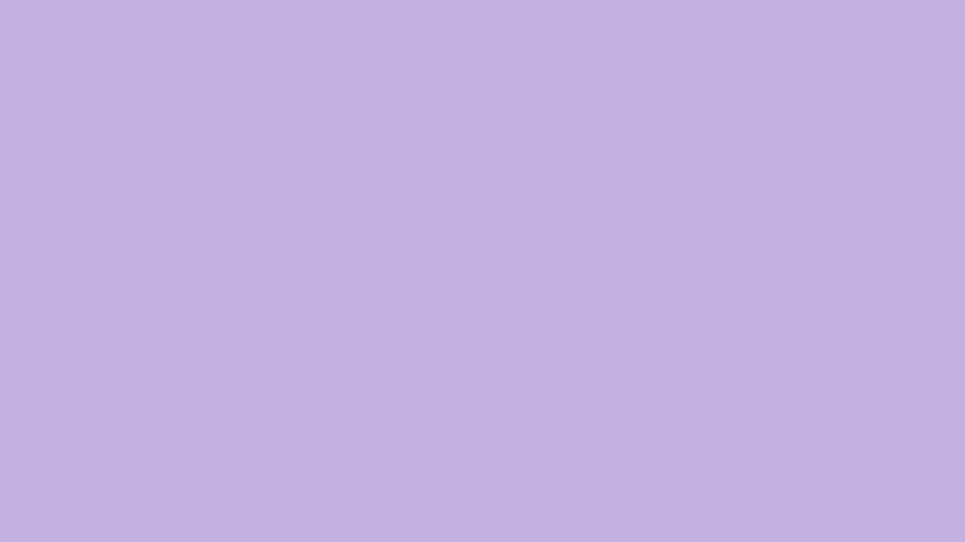 Solid pastel purple background, hex #C3B1E1, 1920x1080 HD wallpaper
