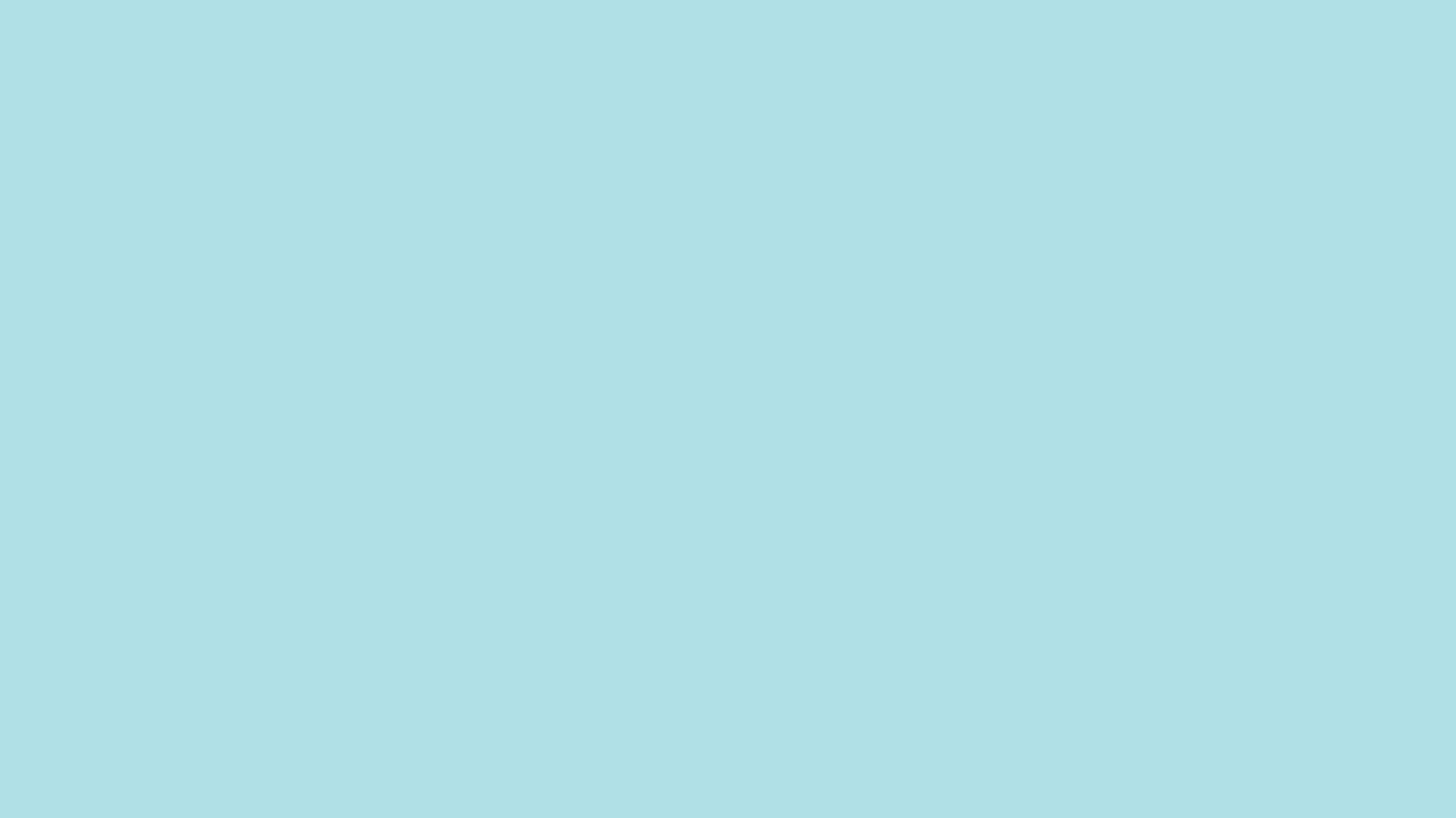 Solid powder blue background 2560x1440, hex #B0E0E6