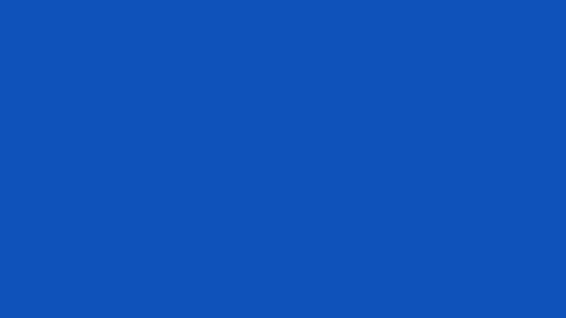 Solid sapphire background, hex #0F52BA, 1920x1080 HD wallpaper
